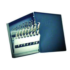 20 Piece Metal Cased Champion 705C Cobalt Hss Wire Gauge 61 Thru 80 Drill Set