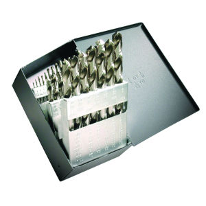 29 Piece Metal Cased Champion 405 Bright Hss 1/16" Thru 1/2" X 64Ths Drill Set