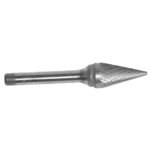 Champion Cone Shape Usm4 1/4" Shank Double Cut Uncoated Carbide Bur